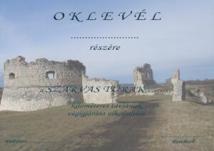 Minta oklevél túráról